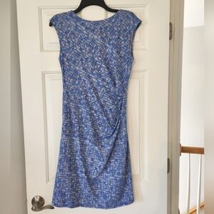 Blue Geometric sleeveless dress mata traders Medium